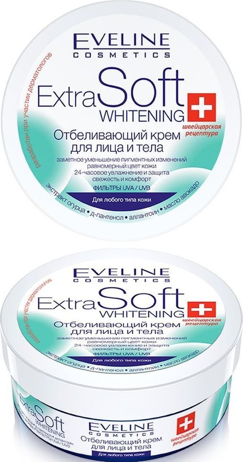 EVELIN EX.SOFT крем для лица и тела 200мл. WHITENING Отбеливающий Производитель: Польша Эвелин